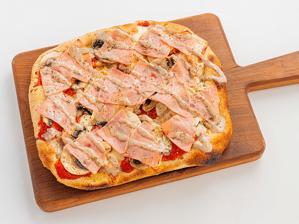 Пицца ветчина и грибы