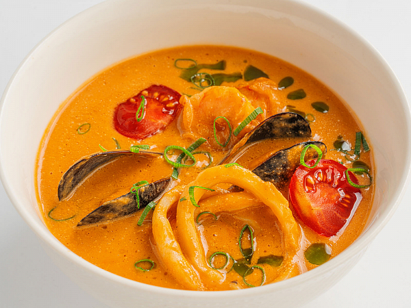 Суп с морепродуктами