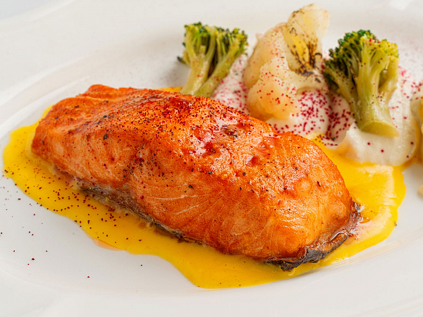 Стейк из лосося